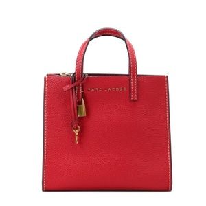 Marc Jacobs Mini Grind Coated Leather Satchel